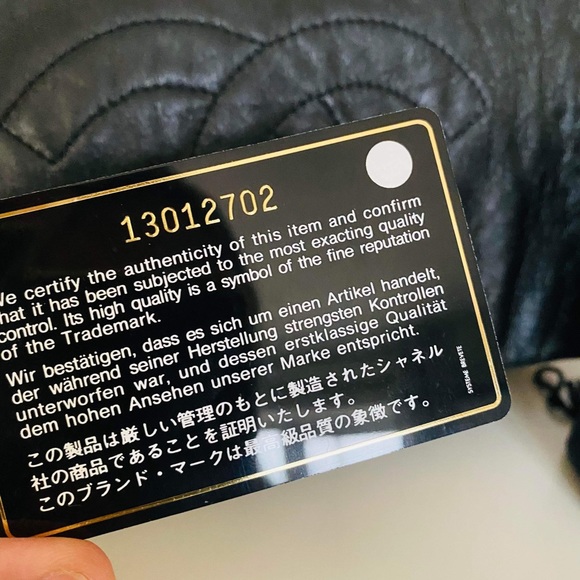 Authentic Vintage Chanel Lambskin 31 Flap bag Medium Black - Picture 3 of 16